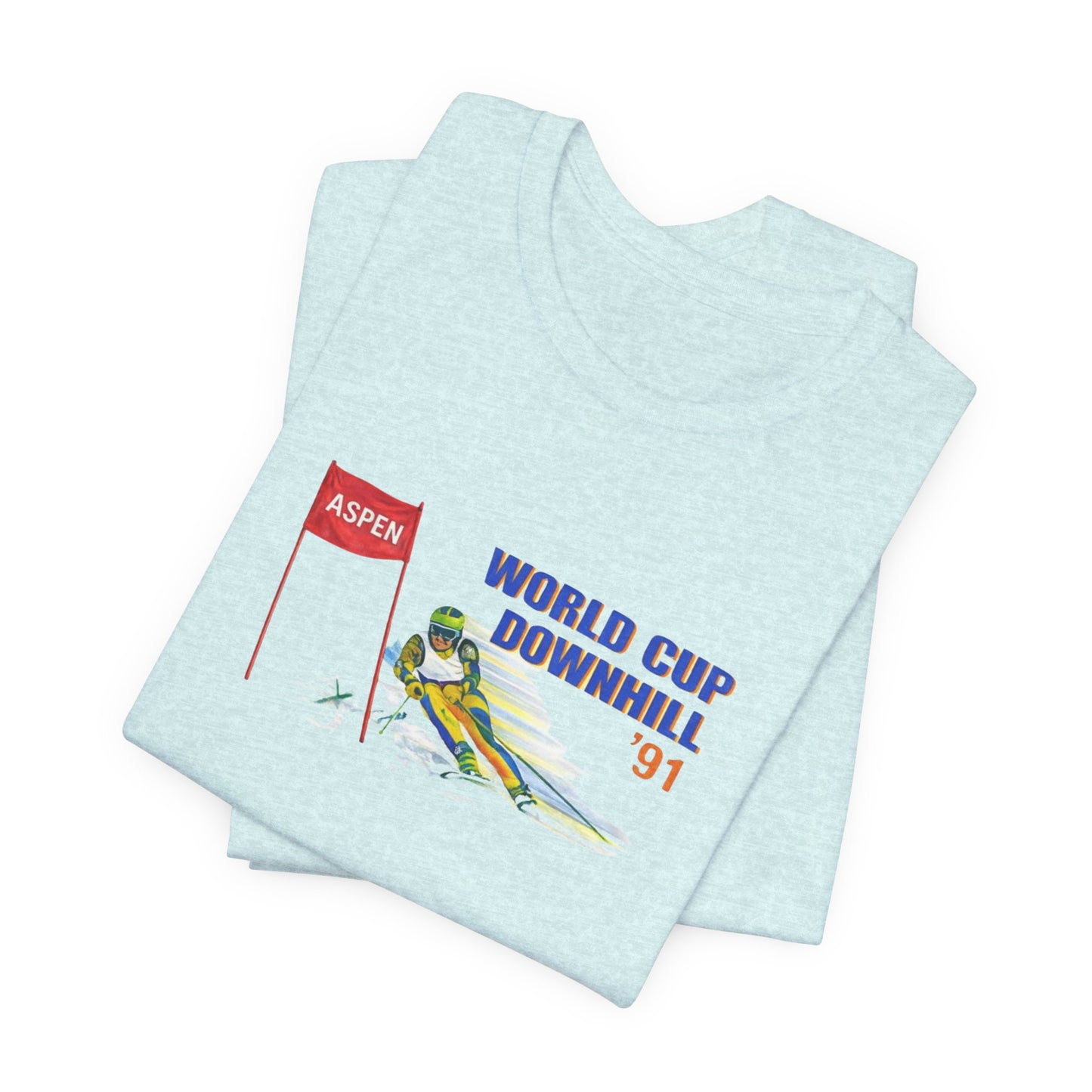 World Cup Downhill '91 Ski T-Shirt