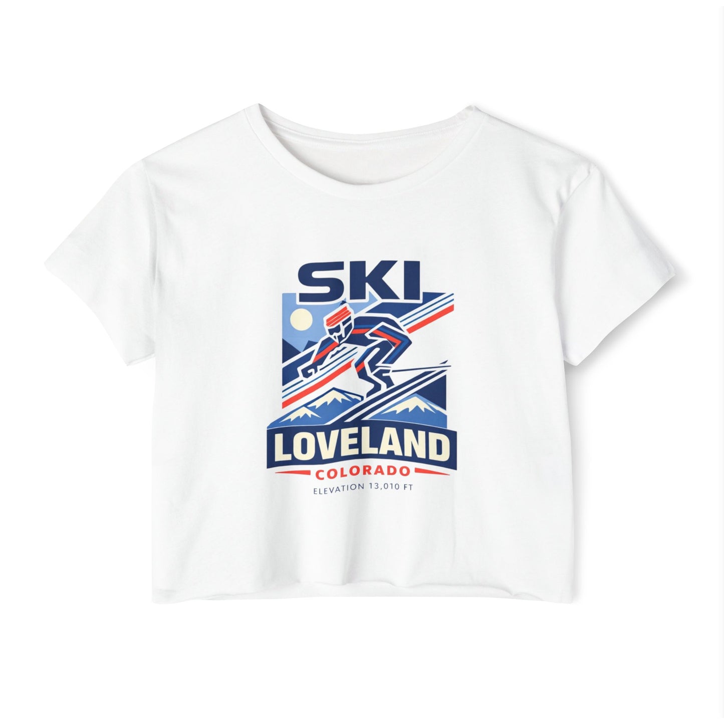 Ski Loveland Colorado Crop Top