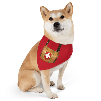 Pet Bandana Swiss Barrel Collar
