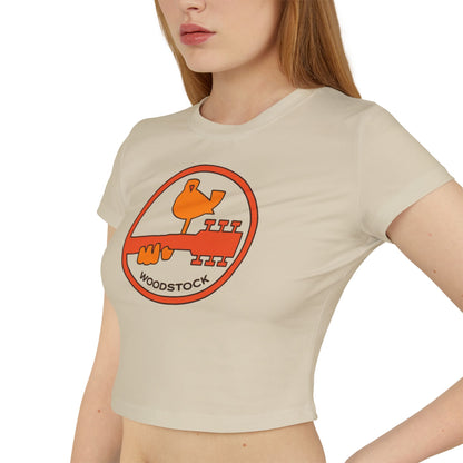 Woodstock Retro Crop Tee