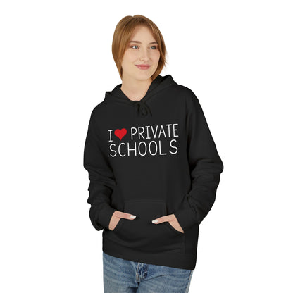 I Love Private Schools Hoodie