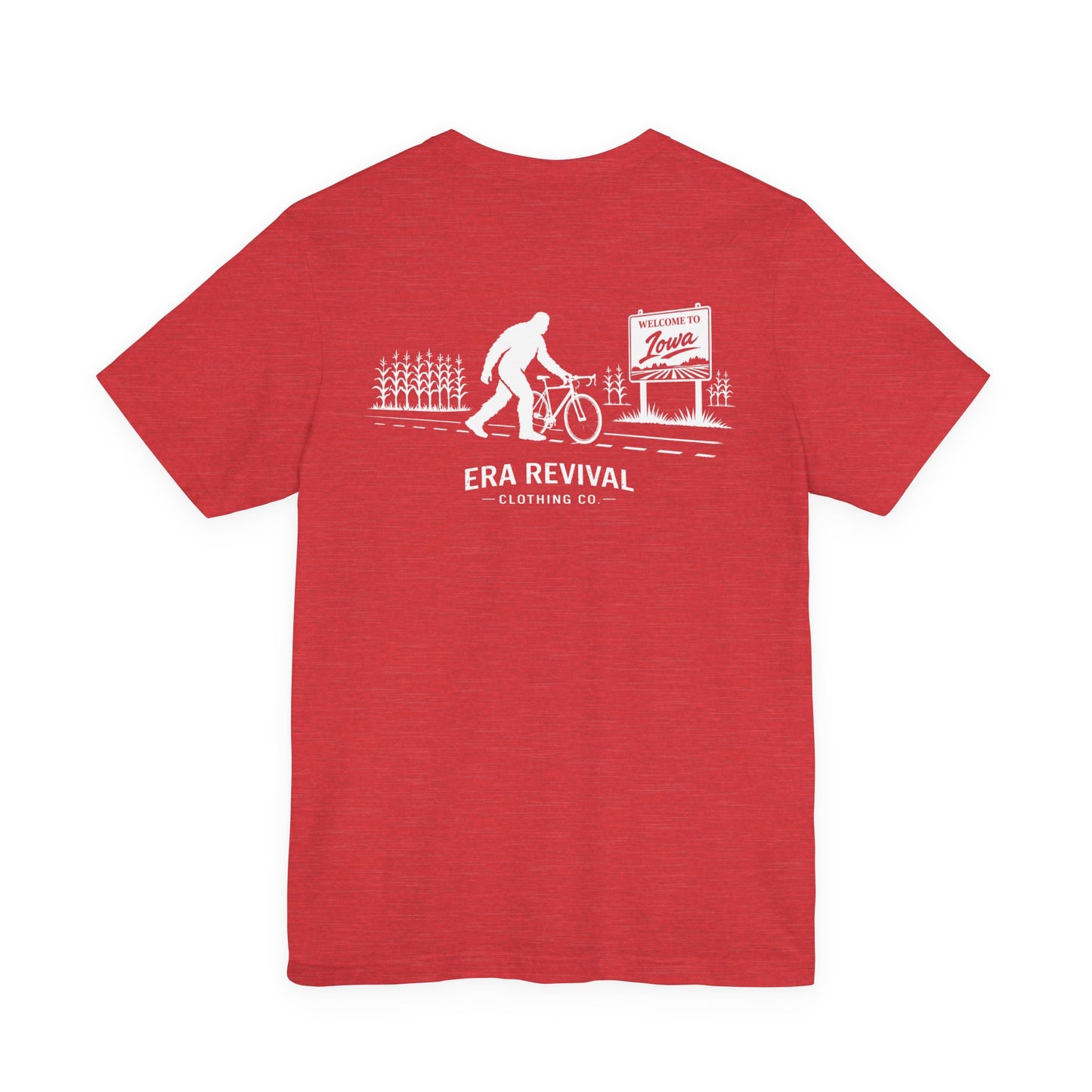 Sasquatch Cyclist Graphic Tee