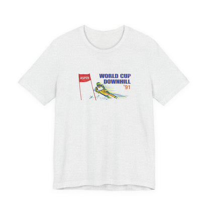 World Cup Downhill '91 Ski T-Shirt