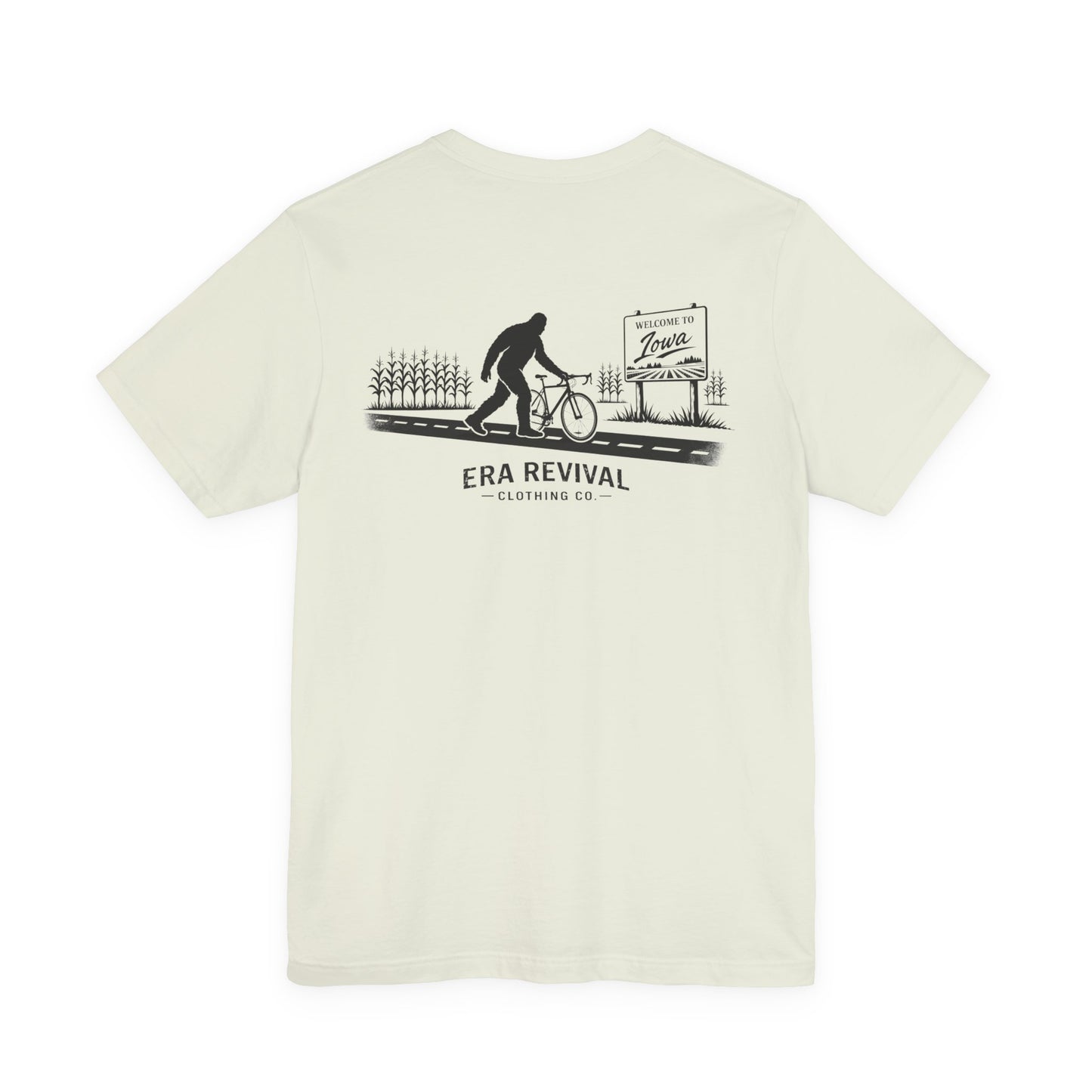 Sasquatch Cyclist Graphic Tee