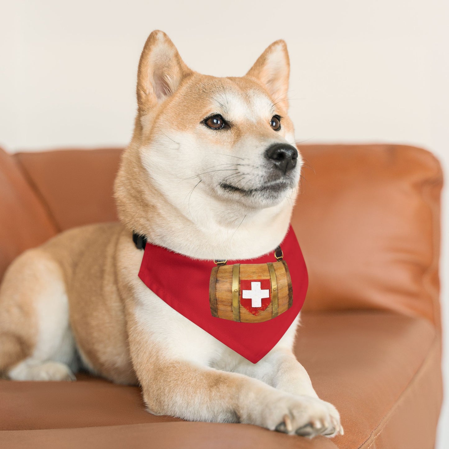 Pet Bandana Swiss Barrel Collar