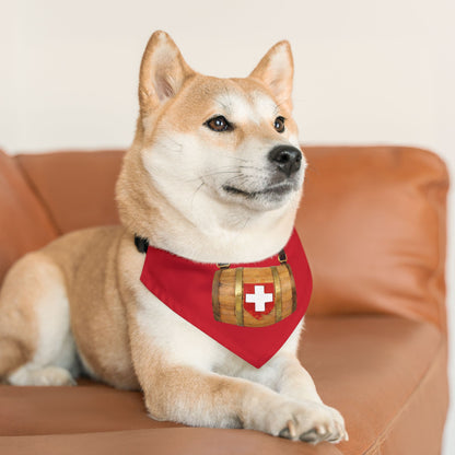 Pet Bandana Swiss Barrel Collar