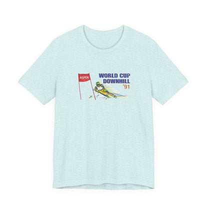 World Cup Downhill '91 Ski T-Shirt