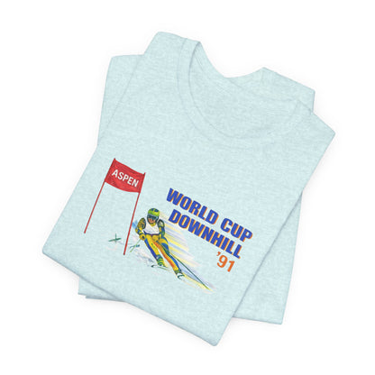World Cup Downhill '91 Ski T-Shirt