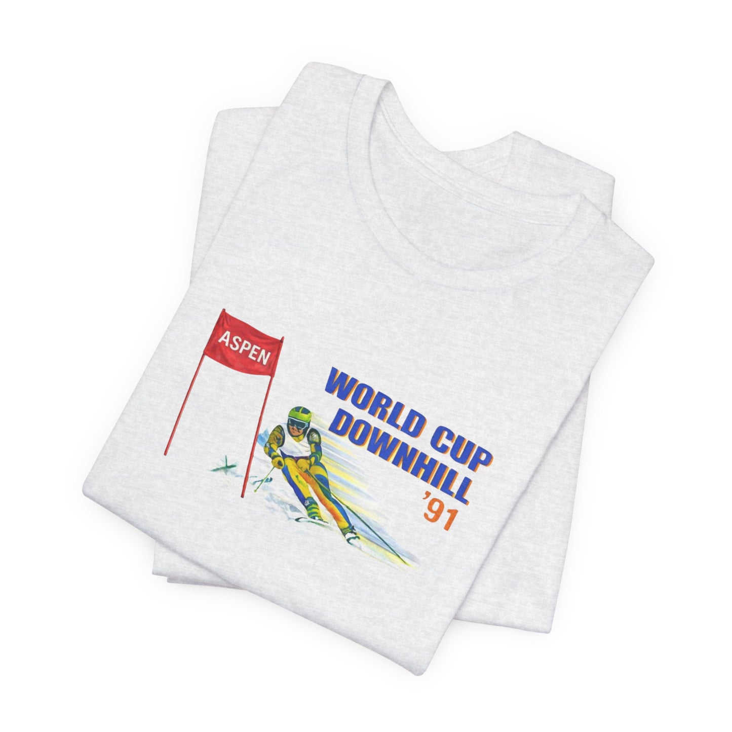 World Cup Downhill '91 Ski T-Shirt