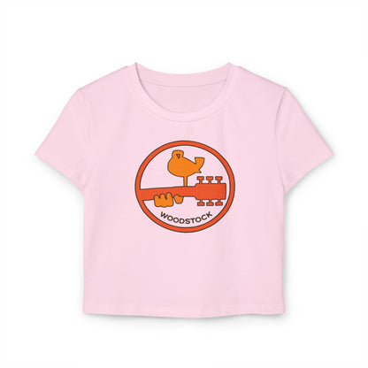 Woodstock Retro Crop Tee