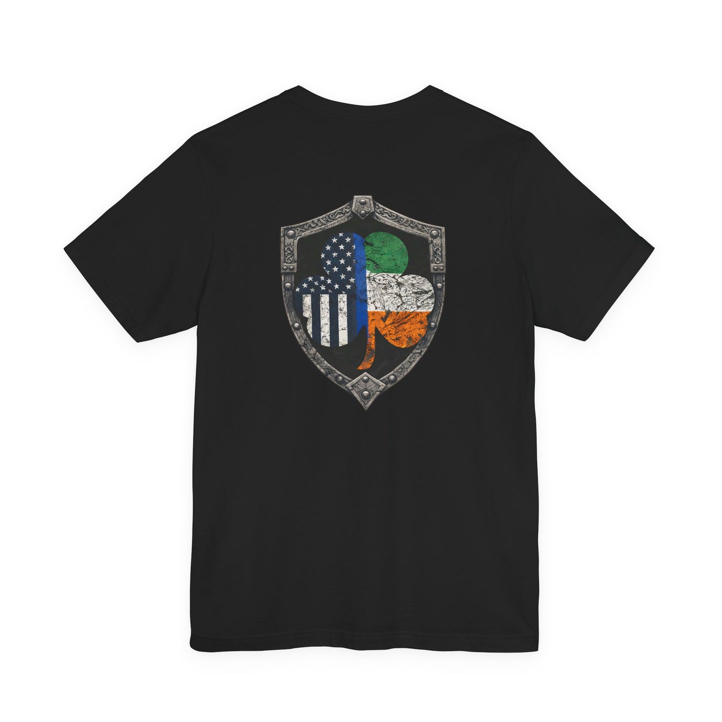 Law Enforcement Irish American Shield T‑Shirt