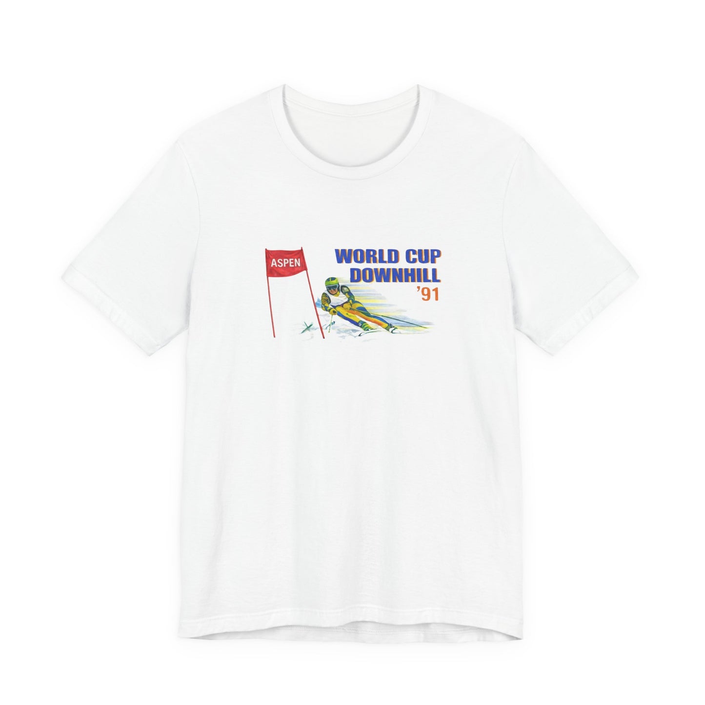 World Cup Downhill '91 Ski T-Shirt