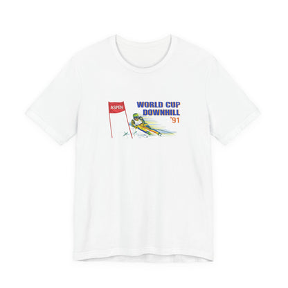World Cup Downhill '91 Ski T-Shirt