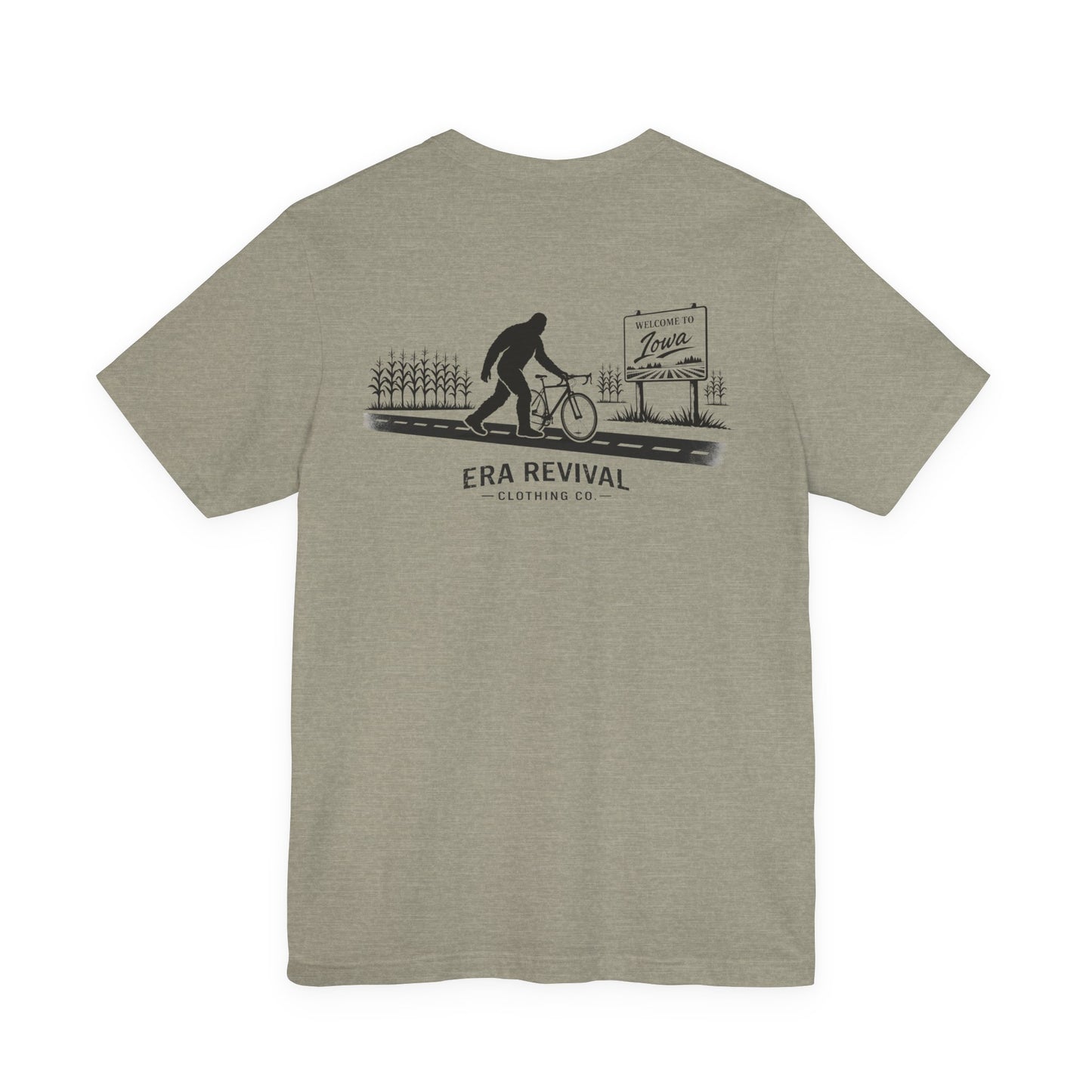 Sasquatch Cyclist Graphic Tee