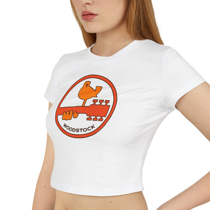 Woodstock Retro Crop Tee