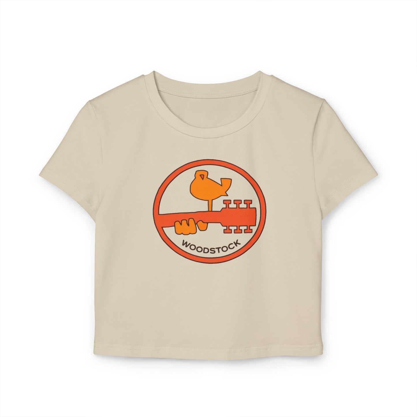 Woodstock Retro Crop Tee
