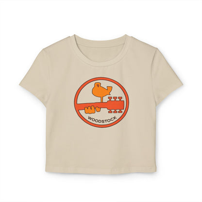 Woodstock Retro Crop Tee