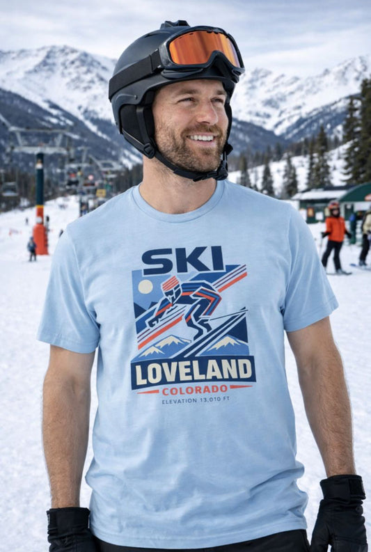 Loveland Colorado Ski Graphic Tee