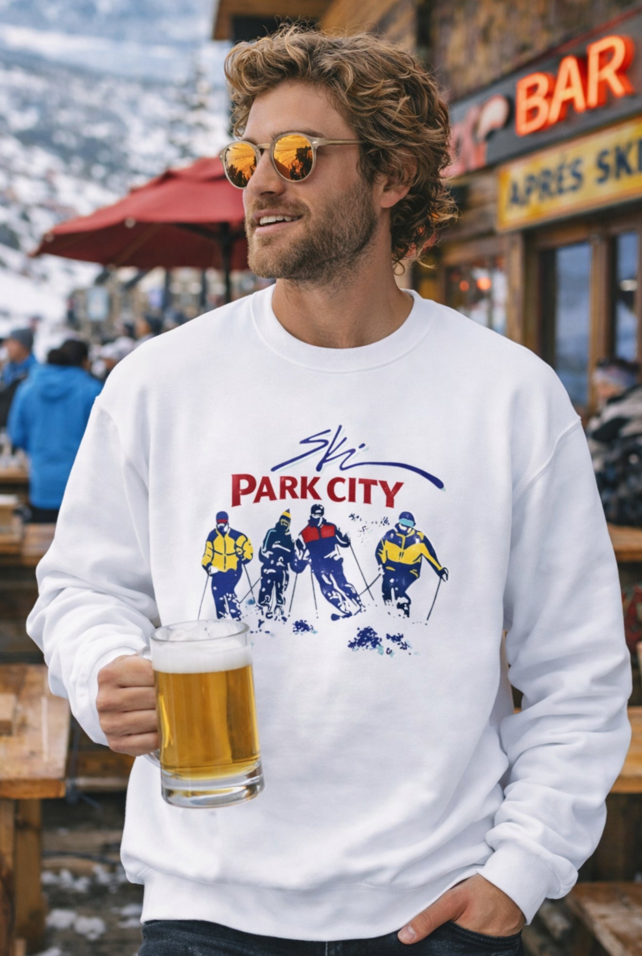 Park City Ski Crewneck Sweatshirt