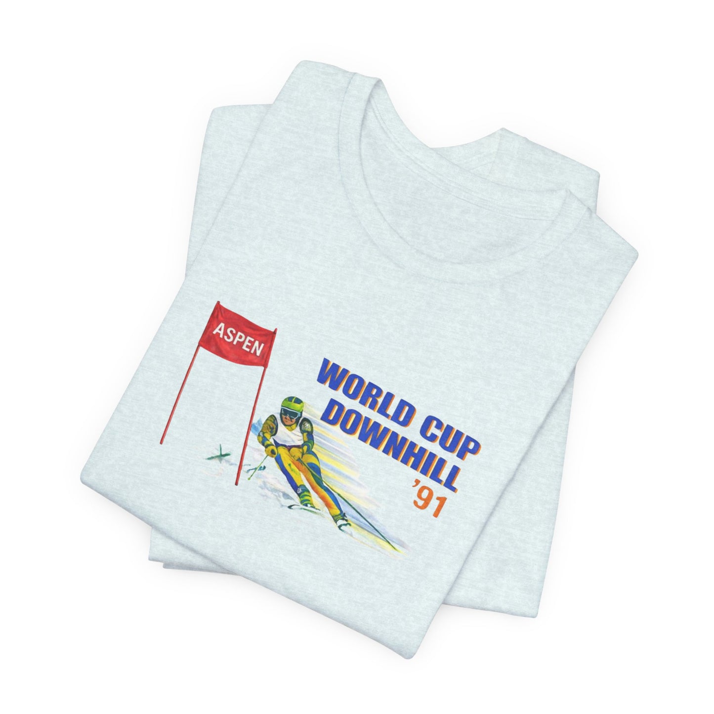 World Cup Downhill '91 Ski T-Shirt