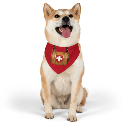 Pet Bandana Swiss Barrel Collar