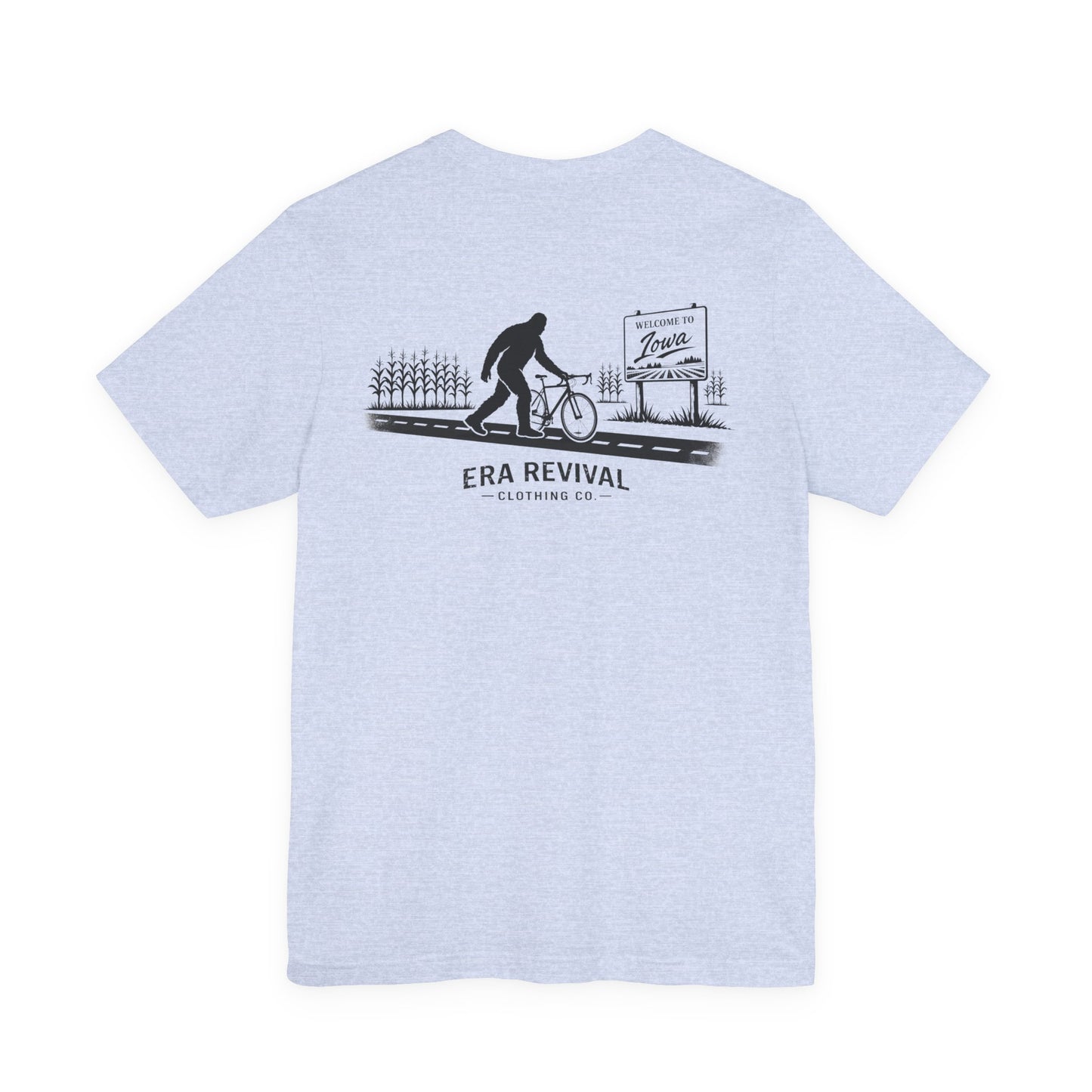 Sasquatch Cyclist Graphic Tee