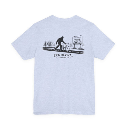 Sasquatch Cyclist Graphic Tee