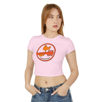 Woodstock Retro Crop Tee
