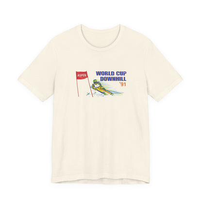 World Cup Downhill '91 Ski T-Shirt