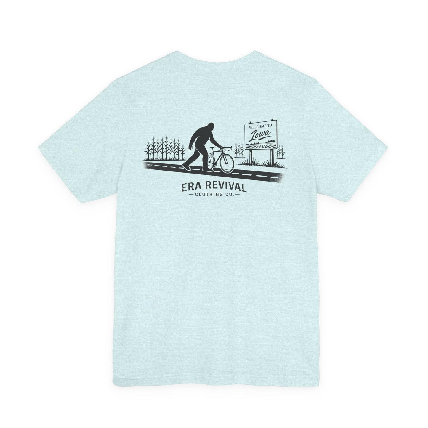 Sasquatch Cyclist Graphic Tee