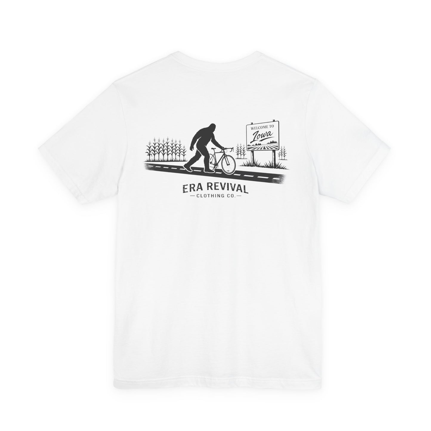 Sasquatch Cyclist Graphic Tee