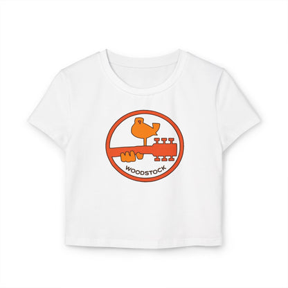 Woodstock Retro Crop Tee