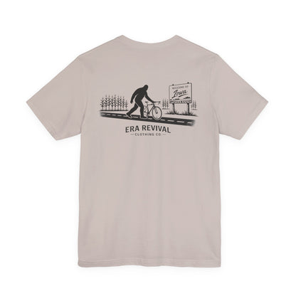 Sasquatch Cyclist Graphic Tee