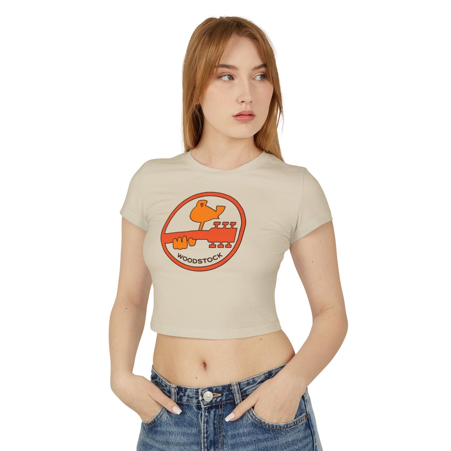 Woodstock Retro Crop Tee