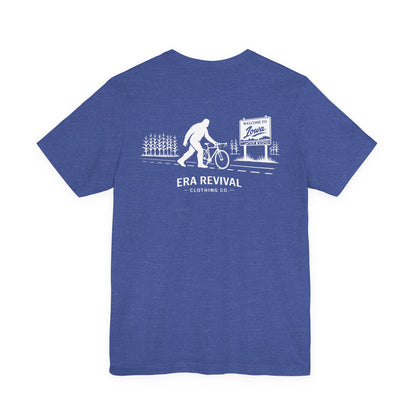 Sasquatch Cyclist Graphic Tee