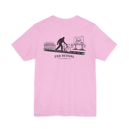 Sasquatch Cyclist Graphic Tee