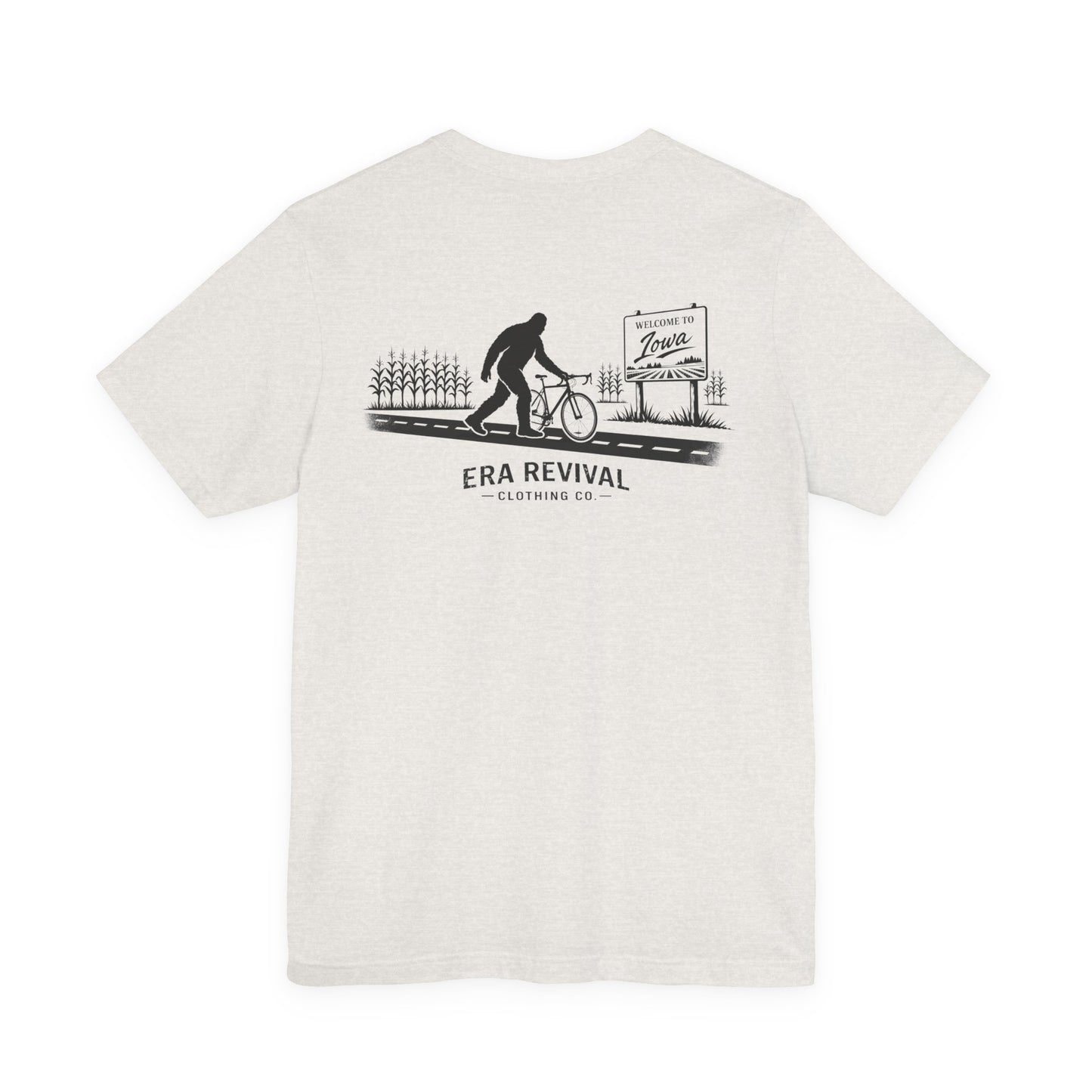 Sasquatch Cyclist Graphic Tee