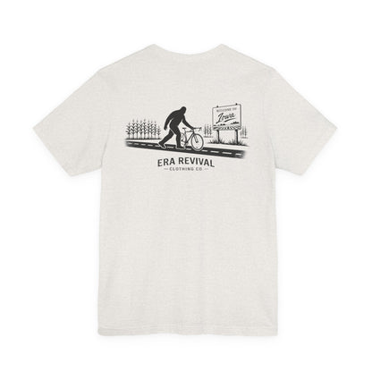 Sasquatch Cyclist Graphic Tee