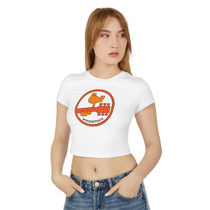 Woodstock Retro Crop Tee