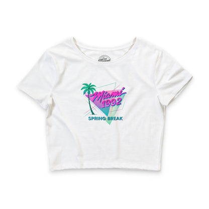 Miami Spring Break Crop Tee