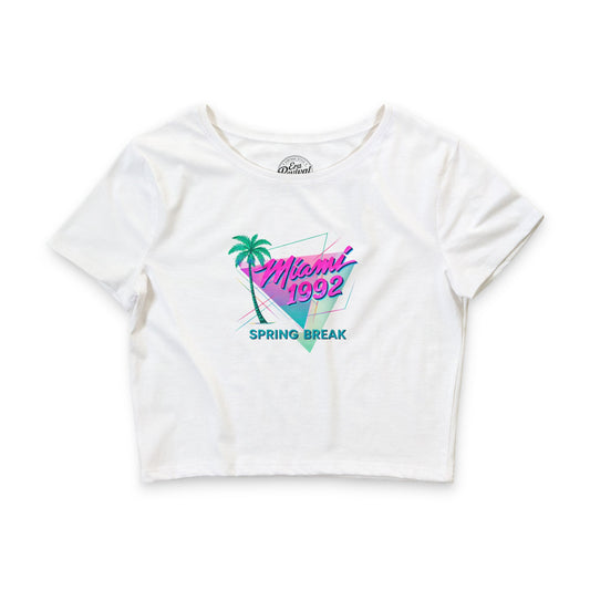 Miami Spring Break Crop Tee
