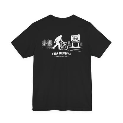 Sasquatch Cyclist Graphic Tee